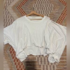 Free People White We The Free CC Tee